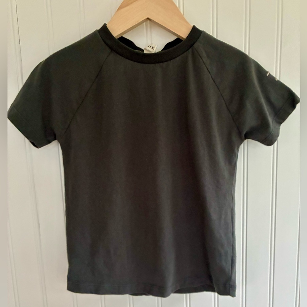 Gray Label Classic Vintage Black Kids Short Sleeve Tee